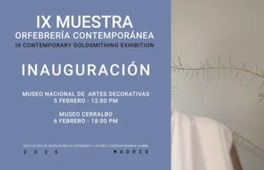 IX Muestra de Orfebrería Contemporánea 